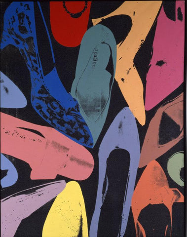 Diamond Shoes - IV - Large Art Prints by Andy Warhol
