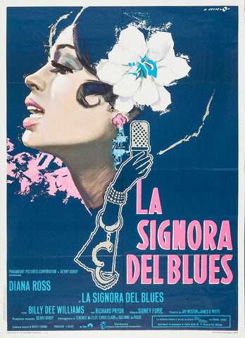 Diana Ross - Lady Sings The Blues - Concert Poster - Canvas Prints by Jacob George