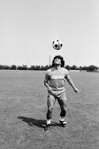 Diego Maradona - Football Legend - Soccer Sports Poster by Joel Jerry