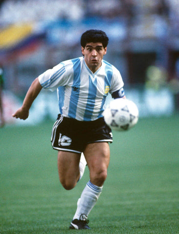 Diego Maradona - Football Legend - Sports Poster 5 by Joel Jerry
