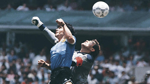 Diego Maradona - Hand Of God - Football Icon - Sports Poster by Joel Jerry