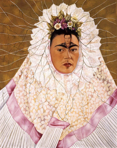 Diego On My mind (Self-portrait as Tehuana, 1943) - Frida Kahlo - Large Art Prints by Frida Kahlo
