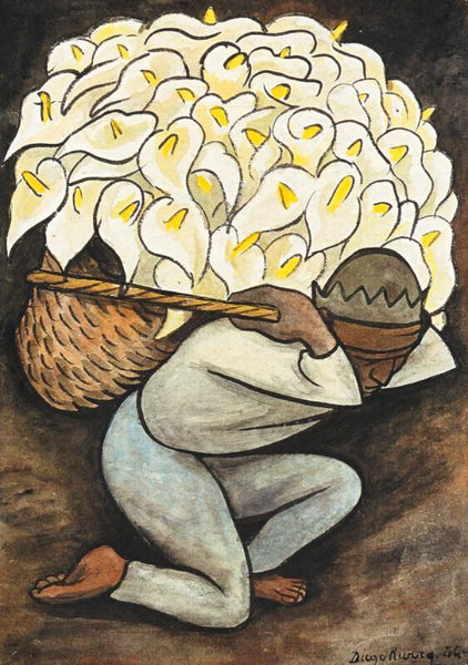 Hombre Cargando Alcatraces - Art Prints