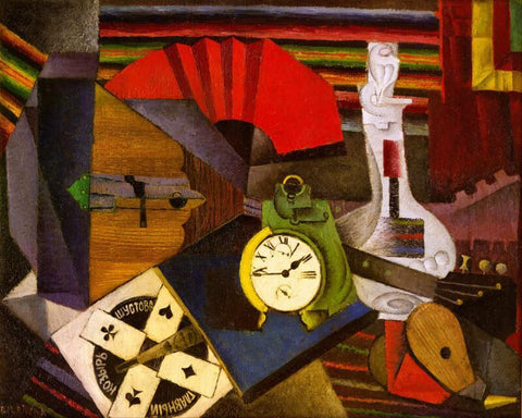 The Alarm Clock - Large Art Prints by Diego Rivera