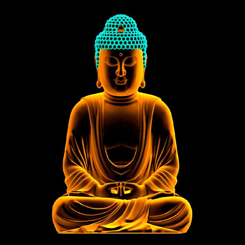 Digital Art - Buddha - Canvas Prints by Sina Irani