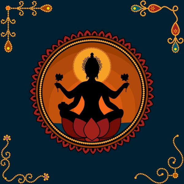 Digital Art - Divine Lakshmi - The Goddess of Prosperity Wealth - Framed Prints