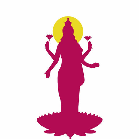 Digital Art - Divine Lakshmi - The Goddess of Prosperity Wealth by Hamid Raza