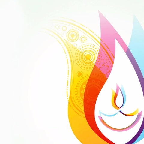 Digital Art - Flame of Diwali and Diya - Canvas Prints