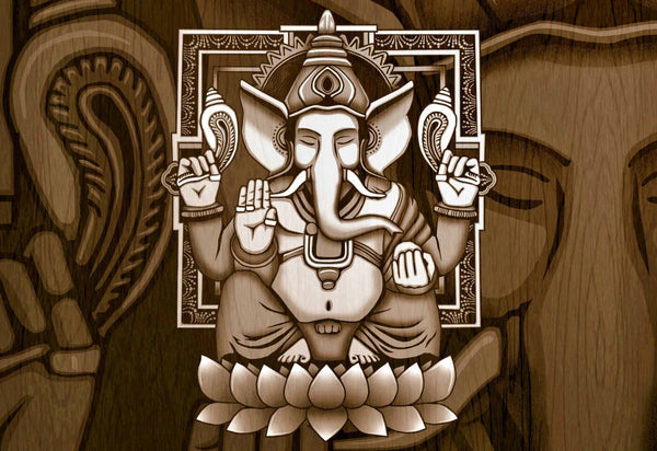 Digital Art - Ganpati Vinayak - Ganesha Painting Collection - Posters