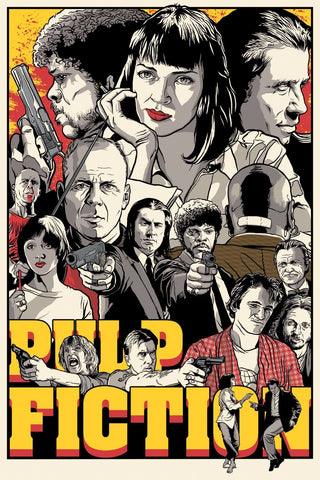Digital Art - Pulp Fiction - Hollywood Collection - Posters
