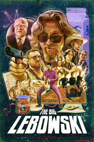 Digital Art - The Big Lebowski - Hollywood Collection - Posters