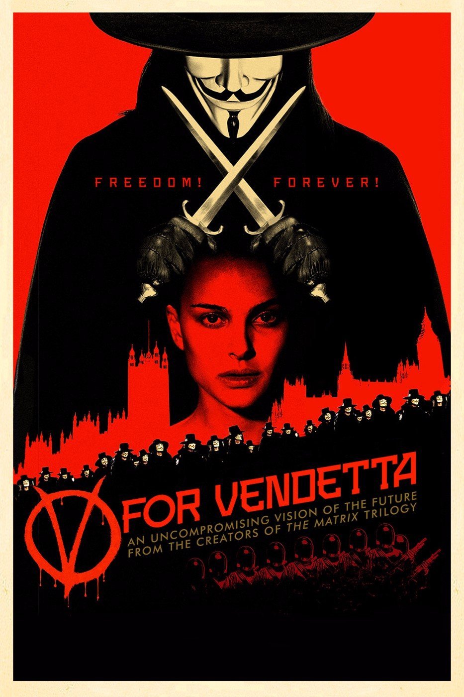 Tallenge Hollywood Collection - Movie Poster - V For Vendetta 