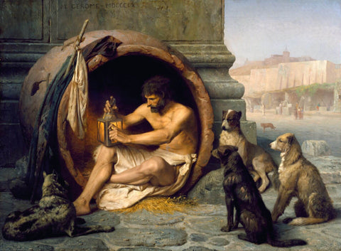 Diogenes - Jean-Léon Gérôme by Jean Leon Gerome
