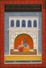 Dipak Raga, from a Ragamala (Garland of Melodies) - Indian Miniature Paintings - Framed Prints