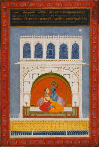 Dipak Raga, from a Ragamala (Garland of Melodies) - Indian Miniature Paintings by Tallenge Store