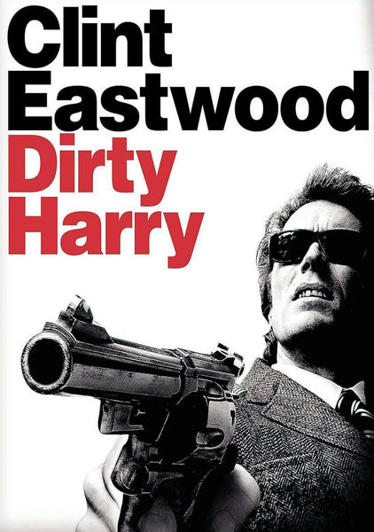 Dirty Harry - Clint Eastwood (Dirty Harry Series)- Hollywood Classic Action Movie Poster - Framed Prints