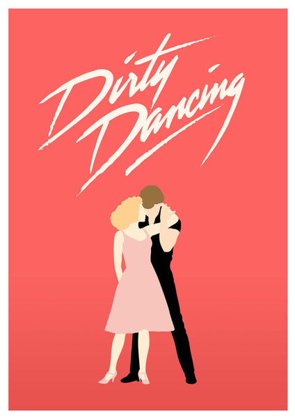 Dirty Dancing - Hollywood English Musical Movie Minimalist Poster - Canvas Prints