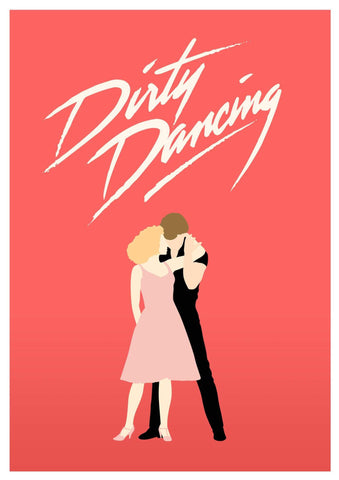 Dirty Dancing - Hollywood English Musical Movie Minimalist Poster - Art Prints