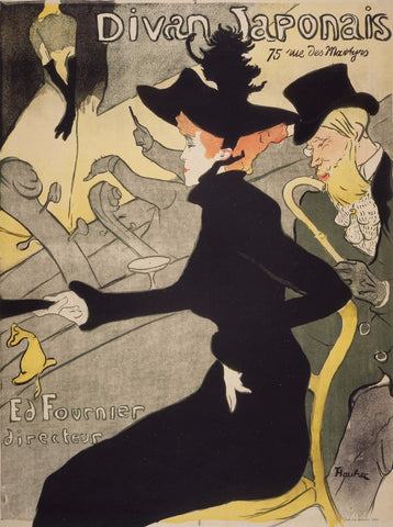 Divan Japonais - Life Size Posters by Henri de Toulouse-Lautrec