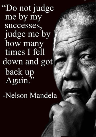 Nelson Mandela - Dont Judge Me By My Success - Framed Prints