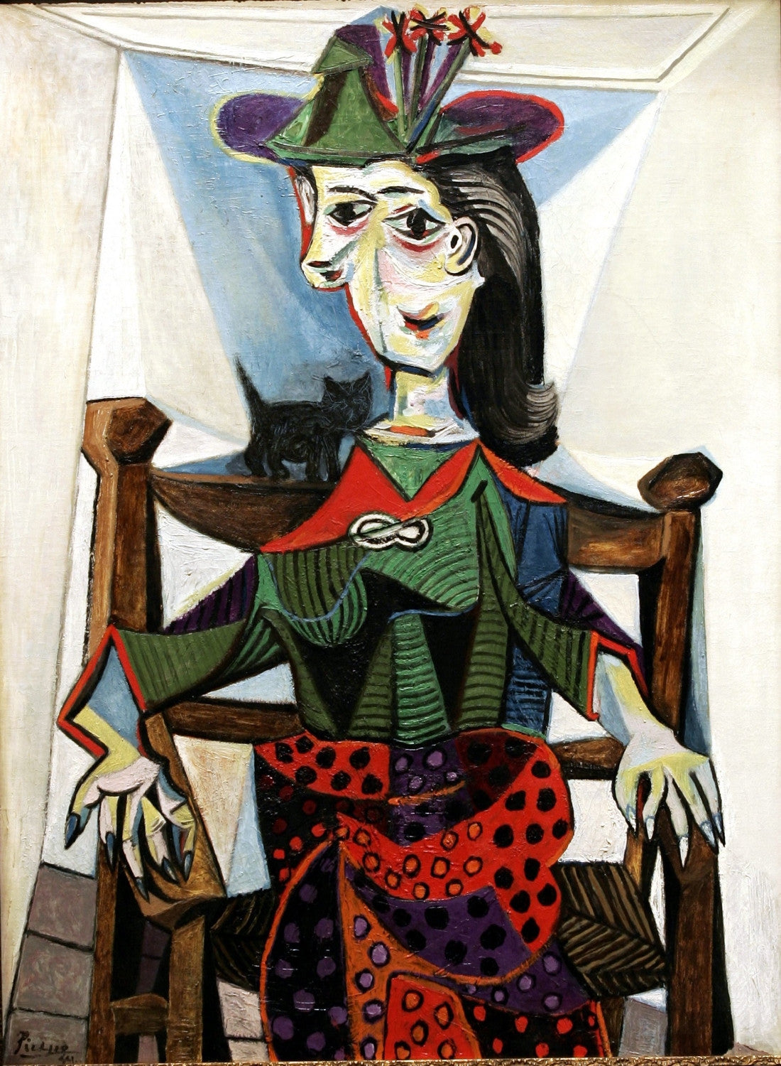 MADSAKI Dora Maar au Chat 2_P ポスター 1枚 Dora Maar Au Chat by Pablo Picasso | Buy Posters, Frames, Canvas