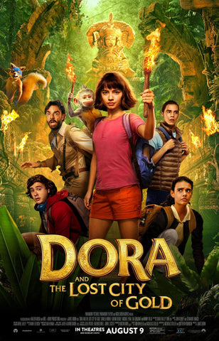 Dora (The Explorer ) And The Lost City Of Gold - Hollywood English Movie Poster - Canvas Prints by Ryan