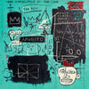 Double Pi - Jean-Michel Basquiat - Neo Expressionist Painting - Art Prints