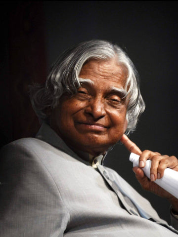 Dr A P J Abdul Kalam - ex-President of India - Missile Man Of India - Portrait - Canvas Prints