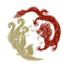 Dragon And Phoenix - Yin And Yang - Canvas Prints