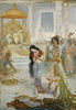 Draupadi In The Kaurava Court - M V Dhurandhar - Indian Masters Mahabharat Artwork - Framed Prints