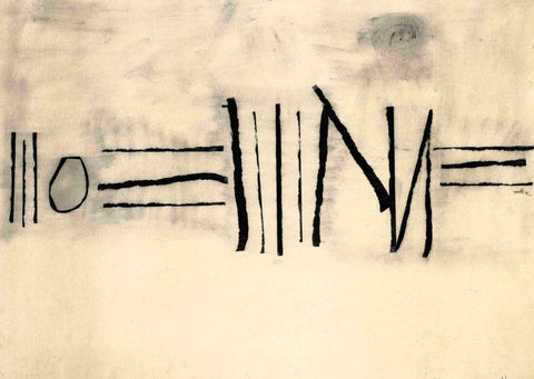 Drawing - Framed Prints by Vasudeo S Gaitonde