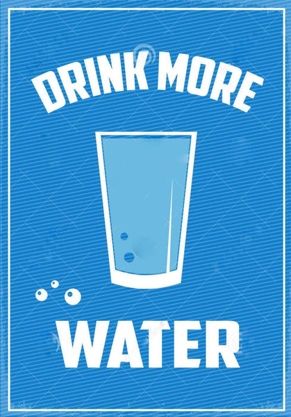 Drink More Water - Framed Prints