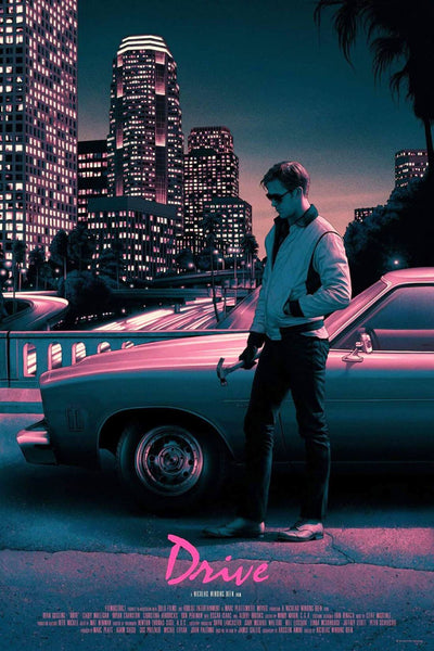 Drive - Ryan Gosling - Hollywood English Action Movie 2011 Graphic Art Poster - Art Prints