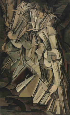 Nude Descending a Staircase, No. 2 - Canvas Prints by Marcel Duchamp