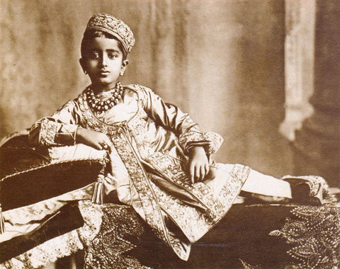 Duleep Singh - Deen Dayal - Indian Sikh Royalty Photograph - Canvas Prints