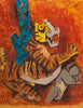 Durga - Maqbool Fida Husain Painting - Posters