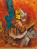 Durga - Maqbool Fida Husain Painting - Large Art Prints