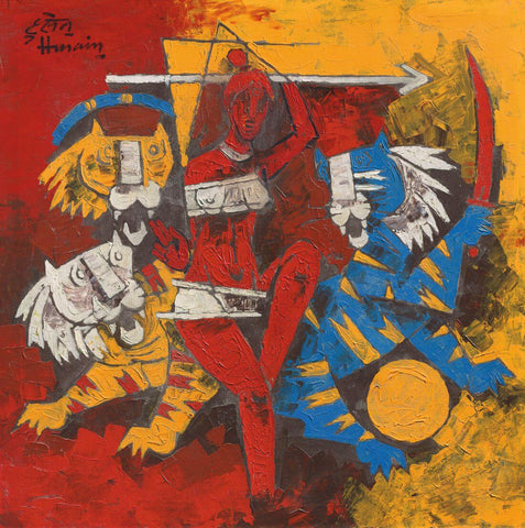 Durga - Maqbool Fida Husain by M F Husain