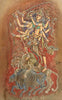 Durga (Mahishasur Mardini) - Nandalal Bose - Bengal School Indian Art Painting - Framed Prints