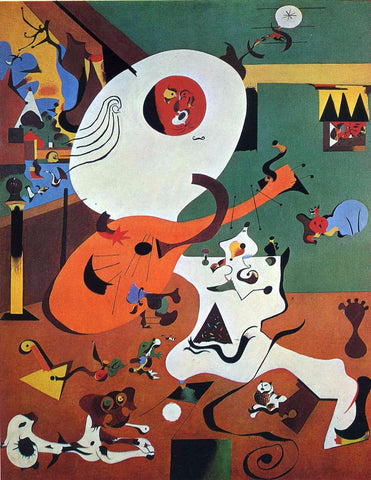 Dutch Interior I - Large Art Prints by Joan Miró