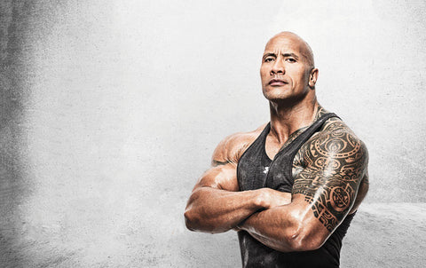 Dwayne (The Rock) Johnson - Tallenge Sports Gym Poster Collection - Framed Prints