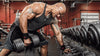 Dwayne (The Rock) Johnson Work Out - Canvas Prints