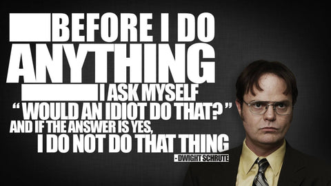 Before I Do - The Office - Dwight Schrute by Tallenge Store