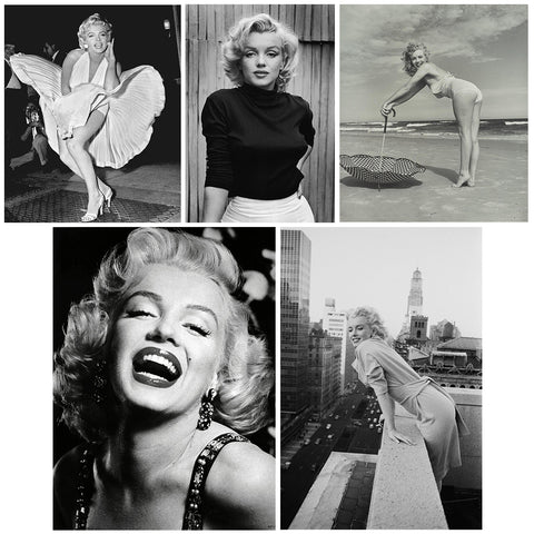 Set of 10 Marilyn Monroe Posters - Poster Paper - (12 x 17 inches)each by Monroe