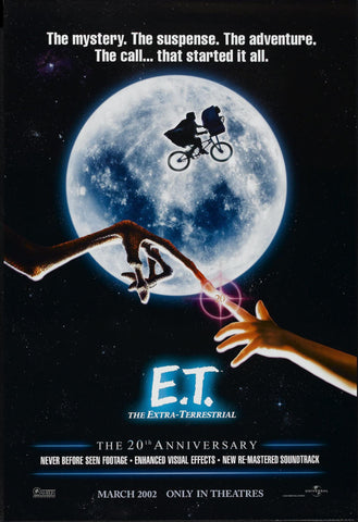 E T -The Extra Terrestrial - Tallenge Hollywood Sci-Fi Art Movie Poster Collection by Tim