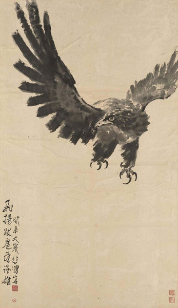 Eagle - Xu Beihong - Chinese Art Painting - Art Prints