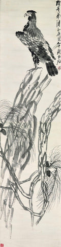 Eagle On Pine Tree - Qi Baishi - Art Prints