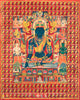Early Painting of Akshobya Buddha - Tibet 13th Century - Large Art Prints