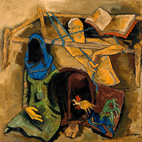 Mf hussain paintings price store