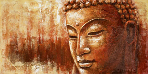 Earthen Buddha by Anzai